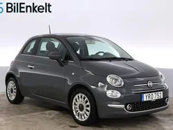 Grå Begagnad 2017 Fiat 500 Lounge Halvkombi | 108 900 kr (Lite dyr)