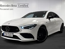 Vit (white) Begagnad 2023 Mercedes CLA35 AMG Premium Plus Sportkupé | 489 900 kr