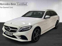 Vit Begagnad 2019 Mercedes C220 Kombi | 329 700 kr