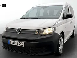 Vit Begagnad 2022 VW Caddy Life Minibuss | 379 900 kr (Dyr)