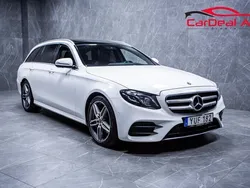 Vit Begagnad 2017 Mercedes E220 AMG Kombi | 268 800 kr (Marknadspris)