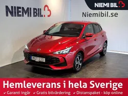 Röd Ny 2024 MG MG3 Luxury Halvkombi | 269 990 kr (Marknadspris)