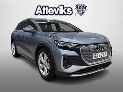 Blå Begagnad 2023 Audi Q4 e-tron Comfort SUV | 439 900 kr (Marknadspris)