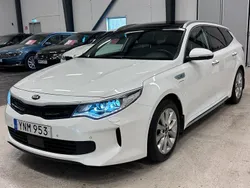 Vit Begagnad 2018 Kia Optima Hybrid 2 Sedan | 174 700 kr (Marknadspris)