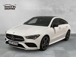 Vit Begagnad 2023 Mercedes CLA200 Shooting Brake AMG line Kombi | 349 000 kr
