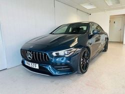 Blå Begagnad 2021 Mercedes CLA35 AMG AMG Sportkupé | 389 900 kr (Marknadspris)