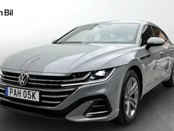Grå (moonstone grey) Begagnad 2022 VW Arteon R-line Kombi | 339 900 kr (Marknadspris)