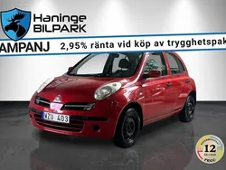 Röd Begagnad 2005 Nissan Micra Halvkombi | 19 900 kr (Marknadspris)