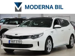Vit Begagnad 2018 Kia Optima Hybrid 2 Sedan | 137 900 kr (Marknadspris)