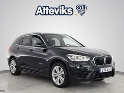 Svart Begagnad 2017 BMW X1 Sport Line SUV | 209 900 kr (Marknadspris)