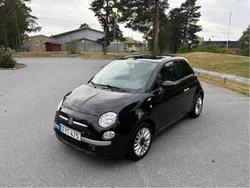 Svart Begagnad 2015 Fiat 500 Lounge Halvkombi | 60 000 kr (Bra pris)