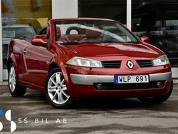 Röd Begagnad 2004 Renault Mégane Cabriolet Cab | 37 900 kr (Marknadspris)