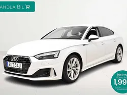 Vit Begagnad 2021 Audi A5 Sportback Comfort Halvkombi | 339 900 kr (Marknadspris)