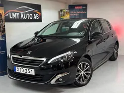 Svart Begagnad 2015 Peugeot 308 Allure Halvkombi | 59 900 kr (Marknadspris)
