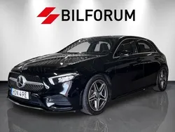Svart Begagnad 2019 Mercedes A200 AMG Halvkombi | 259 900 kr (Marknadspris)