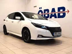 Vit Begagnad 2022 Nissan Leaf N-Connecta Halvkombi | 238 700 kr (Marknadspris)