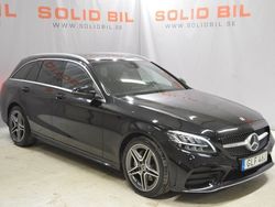 Svart Begagnad 2019 Mercedes C200 AMG line Kombi | 249 900 kr (Marknadspris)