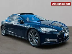 Blå Begagnad 2013 Tesla Model S Performance Sedan | 339 000 kr