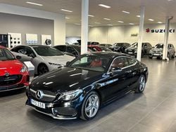 Svart Begagnad 2017 Mercedes C250 AMG line Sportkupé | 207 900 kr (Superpris)