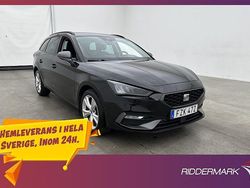 Svart Begagnad 2021 Seat Leon ST FR Kombi | 219 900 kr (Marknadspris)