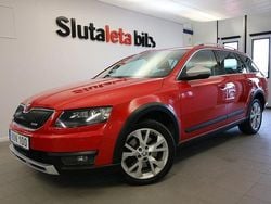 Röd Begagnad 2016 Skoda Octavia Scout Kombi | 124 900 kr (Lite dyr)