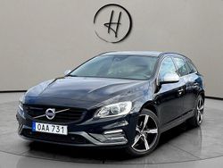 Svart Begagnad 2016 Volvo V60 R-Design Kombi | 179 900 kr (Marknadspris)