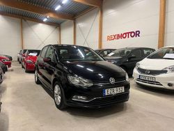 Svart Begagnad 2016 VW Polo Halvkombi | 84 900 kr (Marknadspris)