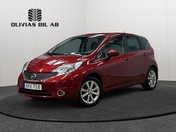 Mörkröd (röd) Begagnad 2014 Nissan Note S Minibuss | 109 400 kr (Marknadspris)