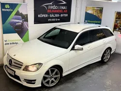 Vit Begagnad 2013 Mercedes C220 AMG Kombi | 109 900 kr (Marknadspris)