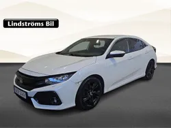 Vit Begagnad 2018 Honda Civic Elegance Halvkombi | 164 900 kr