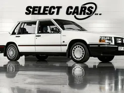 Vit Begagnad 1990 Volvo 740 Sedan | 99 900 kr