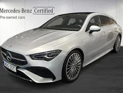 Silver Begagnad 2024 Mercedes CLA200 Shooting Brake Advanced Plus Kombi | 399 900 kr (Marknadspris)