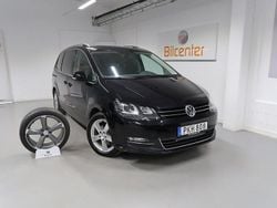 Svart Begagnad 2017 VW Sharan GT Minibuss | 224 900 kr (Marknadspris)