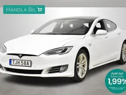 Vit Begagnad 2019 Tesla Model S Long Range Sedan | 289 900 kr (Marknadspris)