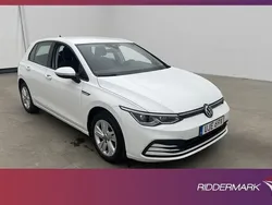 Vit Begagnad 2020 VW Golf VIII Halvkombi | 214 800 kr (Marknadspris)