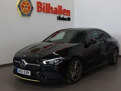 Svart Begagnad 2019 Mercedes CLA200 AMG Sportkupé | 299 900 kr (Marknadspris)