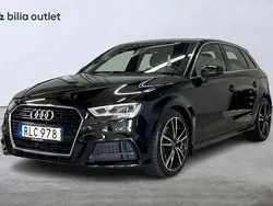Svart Begagnad 2017 Audi A3 Sportback Proline Halvkombi | 189 900 kr (Marknadspris)