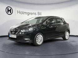 Svart Begagnad 2022 Nissan Micra Acenta Halvkombi | 159 800 kr (Marknadspris)