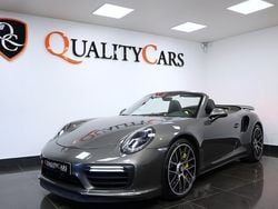 Mörkgrå (grå) Begagnad 2018 Porsche 911 Turbo S Cabriolet Sport Cab | 1 649 000 kr