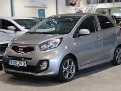 Grå Begagnad 2014 Kia Picanto Sport Halvkombi | 49 900 kr (Marknadspris)