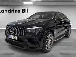 Svart Begagnad 2024 Mercedes GLE63 AMG Premium Plus Sportkupé | 1 598 000 kr (Marknadspris)
