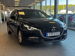 Svart Begagnad 2017 Mazda 3 Inclusive Halvkombi | 164 900 kr (Bra pris)