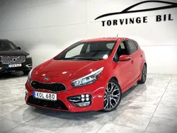 Röd Begagnad 2014 Kia Ceed GT Halvkombi | 119 000 kr (Marknadspris)