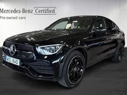 Svart (black) Begagnad 2023 Mercedes GLC220 AMG line Plus Sportkupé | 559 900 kr (Dyr)
