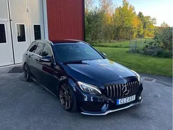 Blå Begagnad 2015 Mercedes C250 AMG Kombi | 209 000 kr (Dyr)