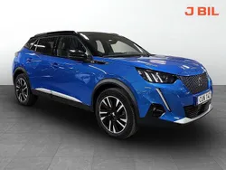 Blå Begagnad 2021 Peugeot e-2008 GT SUV | 209 900 kr (Marknadspris)