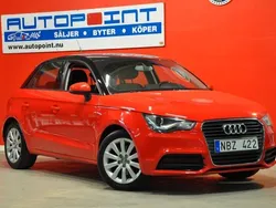 Röd Begagnad 2013 Audi A1 Sportback Halvkombi | 102 900 kr (Marknadspris)