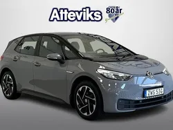 Grå Begagnad 2022 VW ID.3 Pro Performance Halvkombi | 269 000 kr (Marknadspris)