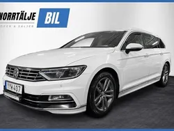 Vit Begagnad 2017 VW Passat R-line Kombi | 169 900 kr (Marknadspris)