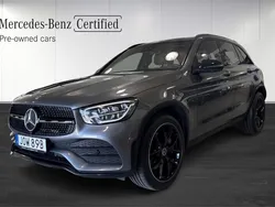 Grå (grey) Begagnad 2022 Mercedes GLC220 AMG line Plus SUV | 429 000 kr (Marknadspris)